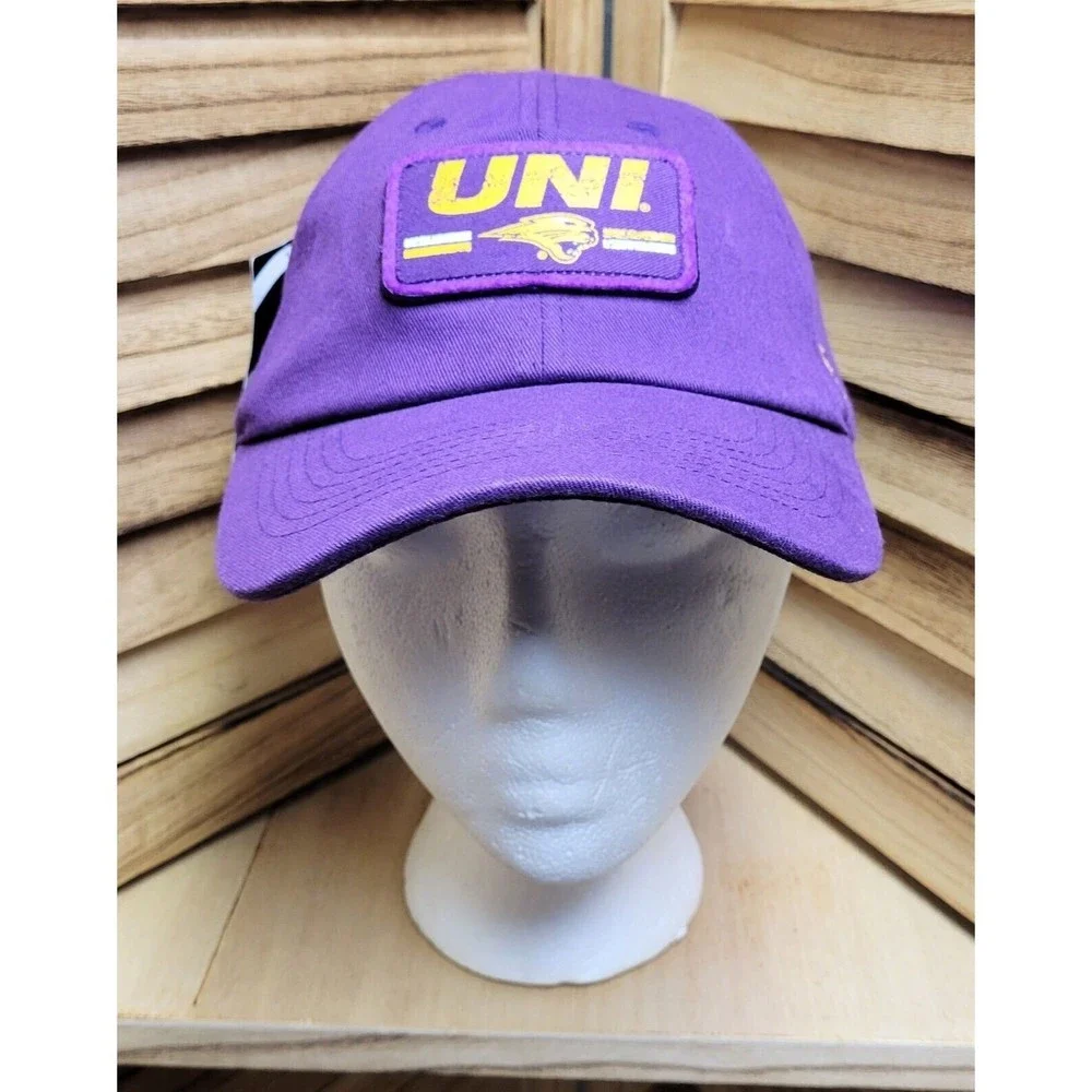 UNI University Of Montana  Authentic Strap Back Low Profile Hat Cap Purple - Picture 2 of 7